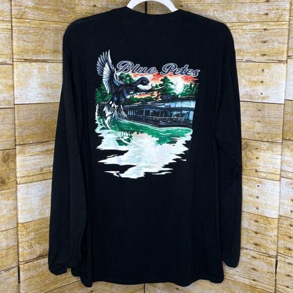 GILDAN ULTRA COTTON BLUE PETE'S VIRGINIA BEACH WATERFOWL UNISEX CREWNECK TEE - Picture 1 of 2